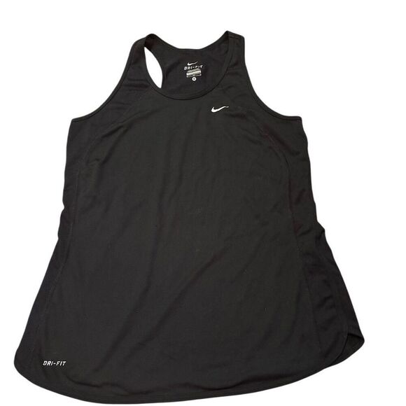 Nike Women's Black Racerback Training Tank Top Size M - Picture 1 of 11